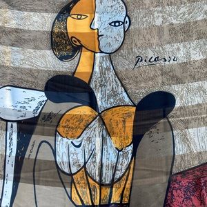 Picasso scarf 38 inches square